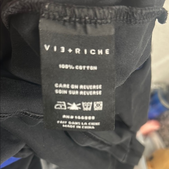 Gray and Black Short Sleeve Tees Cotton Casual - Picture 6 of 6